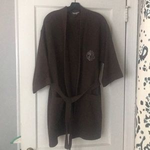 Waffle bath robe